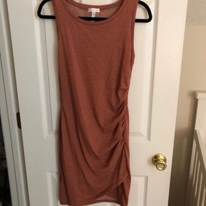 Rust colored tank dress